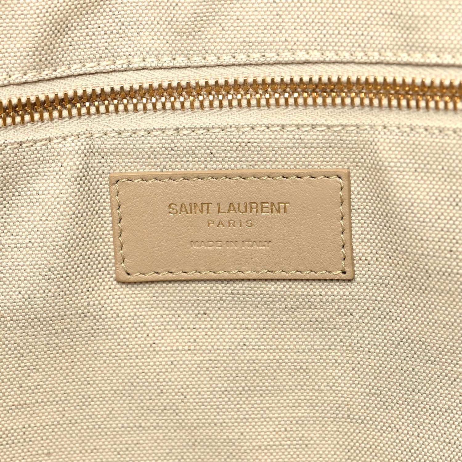 Saint Laurent Nubuck Suede Quilted Maxi Icare Shopping Tote Beige 8 of 13