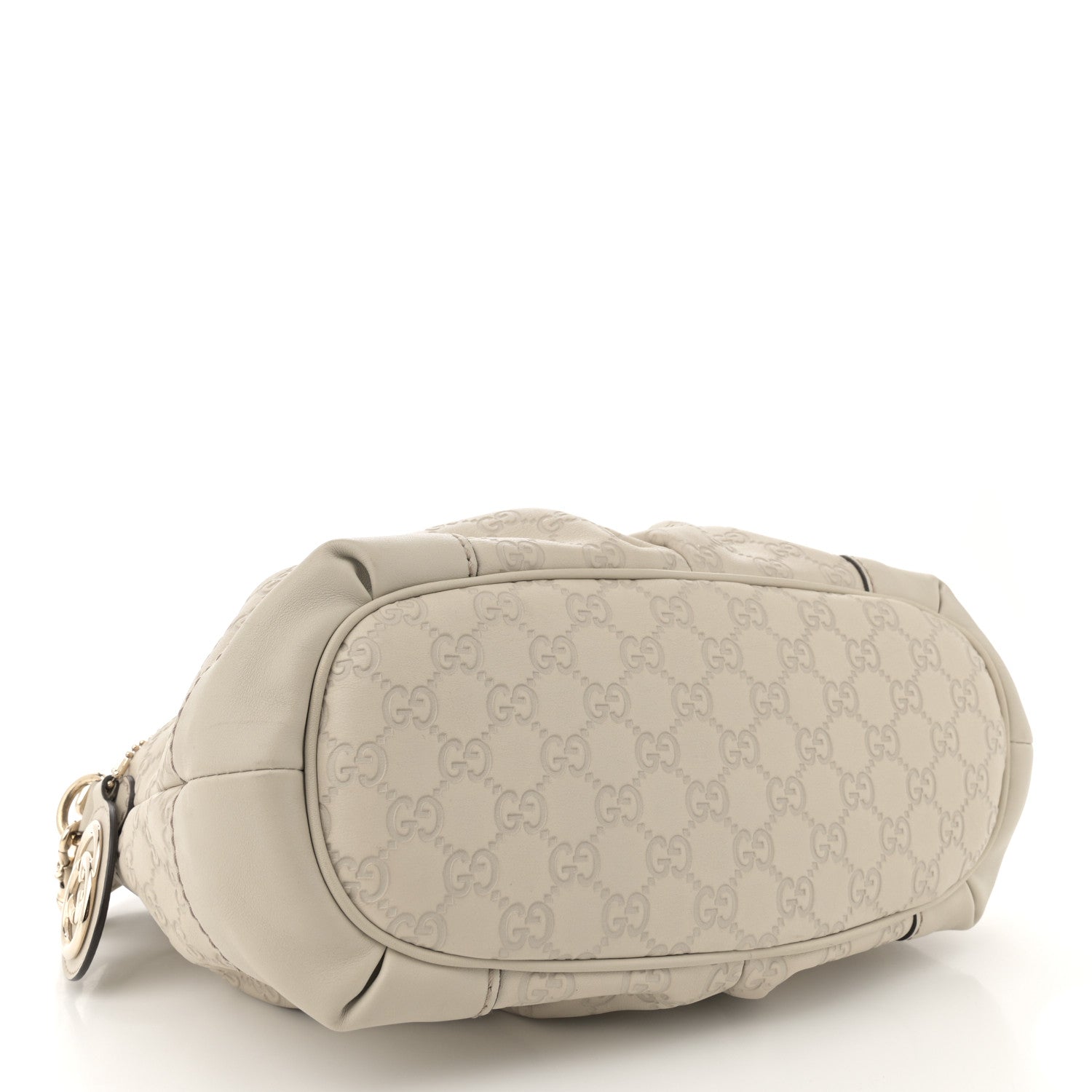 Gucci Guccissima Medium Sukey Tote White 4 of 16