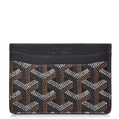 Goyard Goyardine Saint Sulpice Card Holder Black 1 of 8