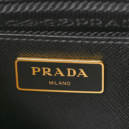 Prada Saffiano Medium Galleria Double Zip Tote Black 6 of 9