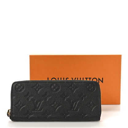 Louis Vuitton Empreinte Clemence Wallet Black 9 of 9