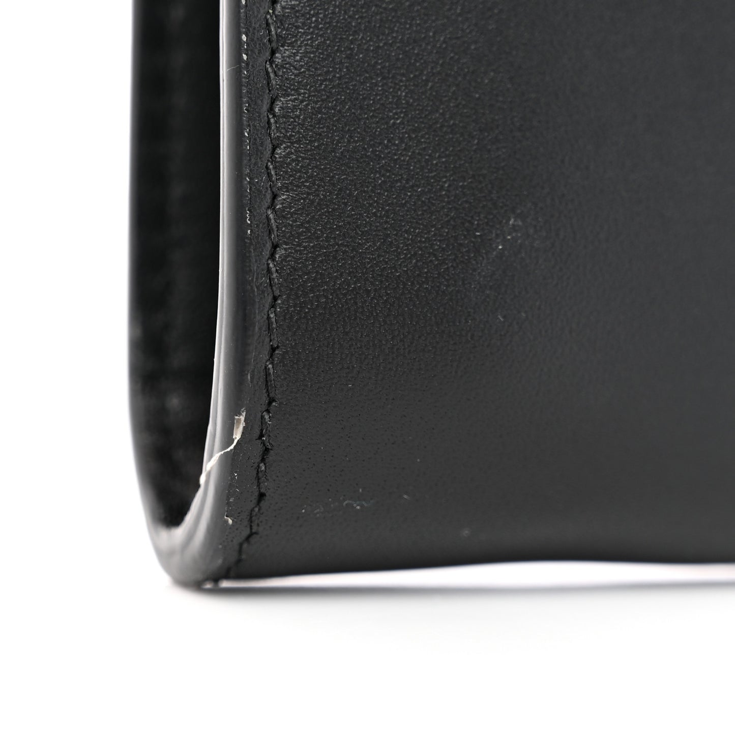Calfskin Crocodile Embossed Document Case Black