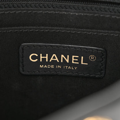 Chanel Calfskin Chevron Quilted Small Urban Spirit Backpack Black 6 of 11