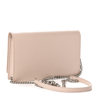 Saint Laurent Smooth Calfskin Classic Monogram Kate Tassel Chain Wallet Marble Pink 3 of 10