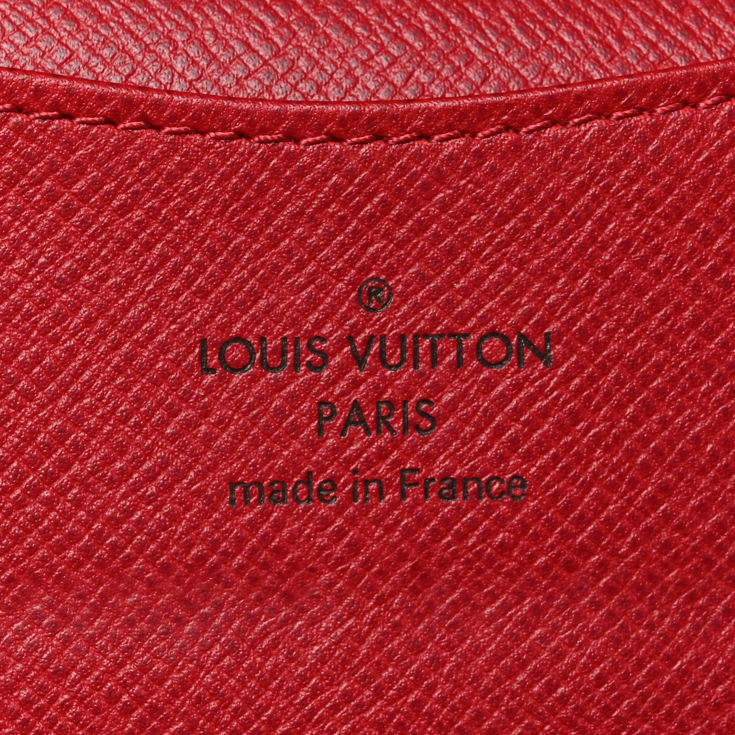 Monogram Josephine Wallet Red