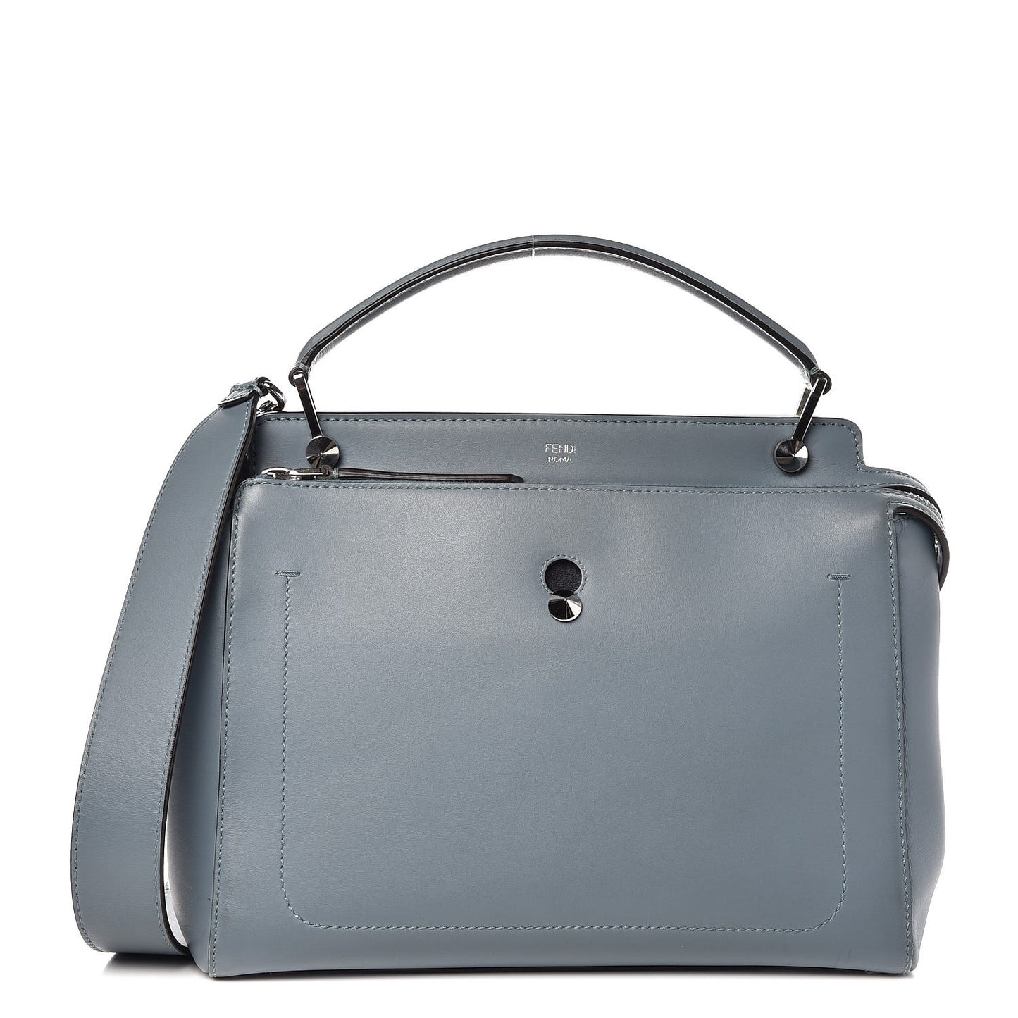 Vitello Baltico Dolce DotCom Satchel Riviera Blue Notte