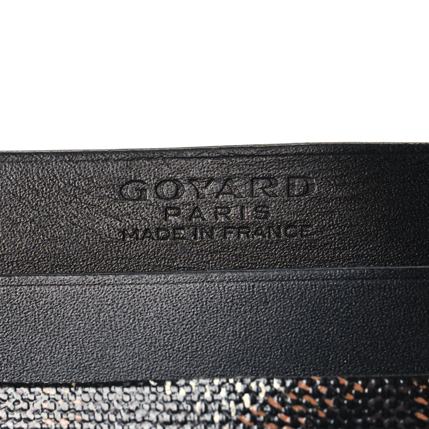 Goyard Goyardine Saint Sulpice Card Holder Black 6 of 7