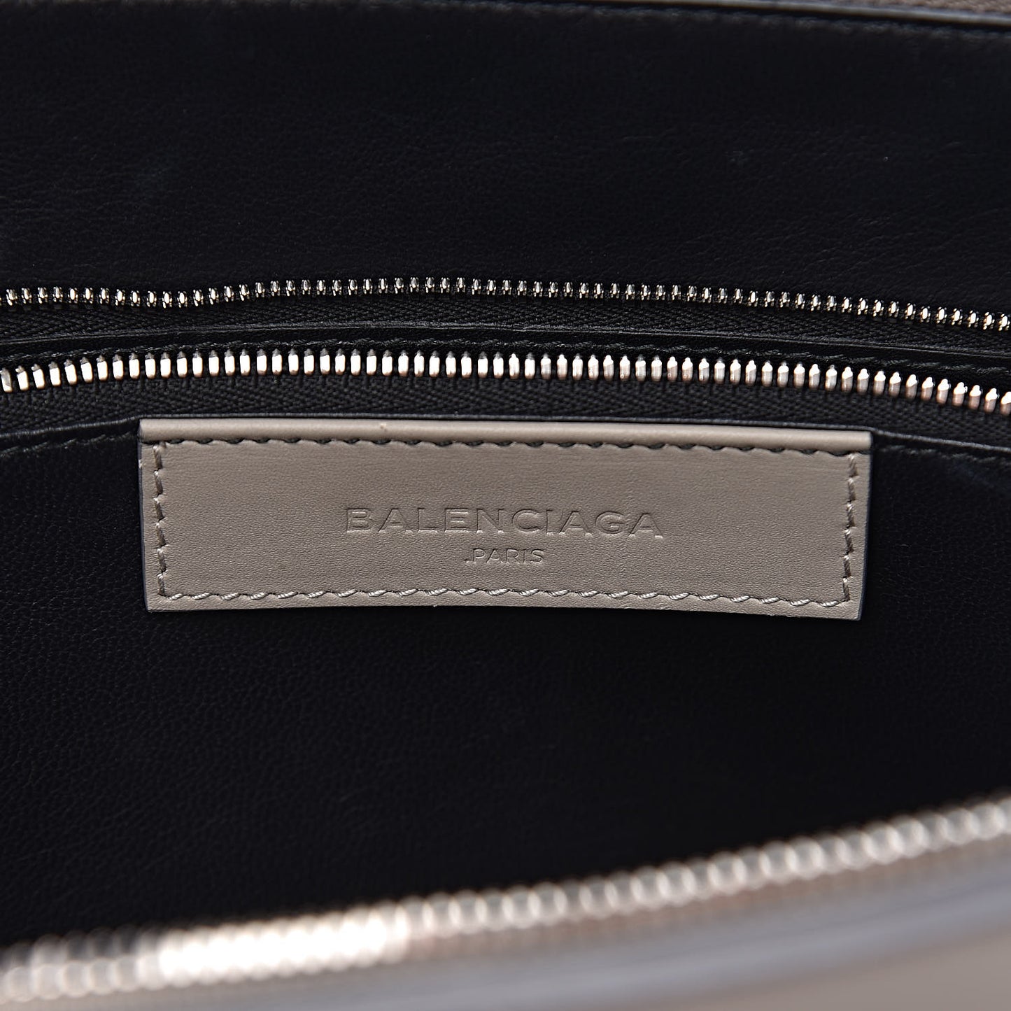 Calfskin Le Dix M Cartable Shoulder Bag Pearl Grey