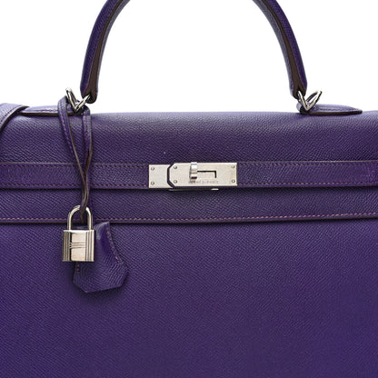 Hermes Epsom Kelly Sellier 35 Iris 8 of 10
