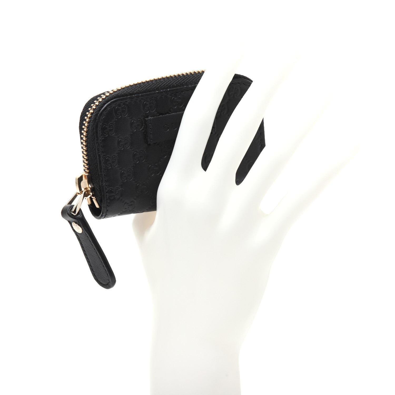 Gucci Microguccissima Zip Around Card Case Black 2 of 10