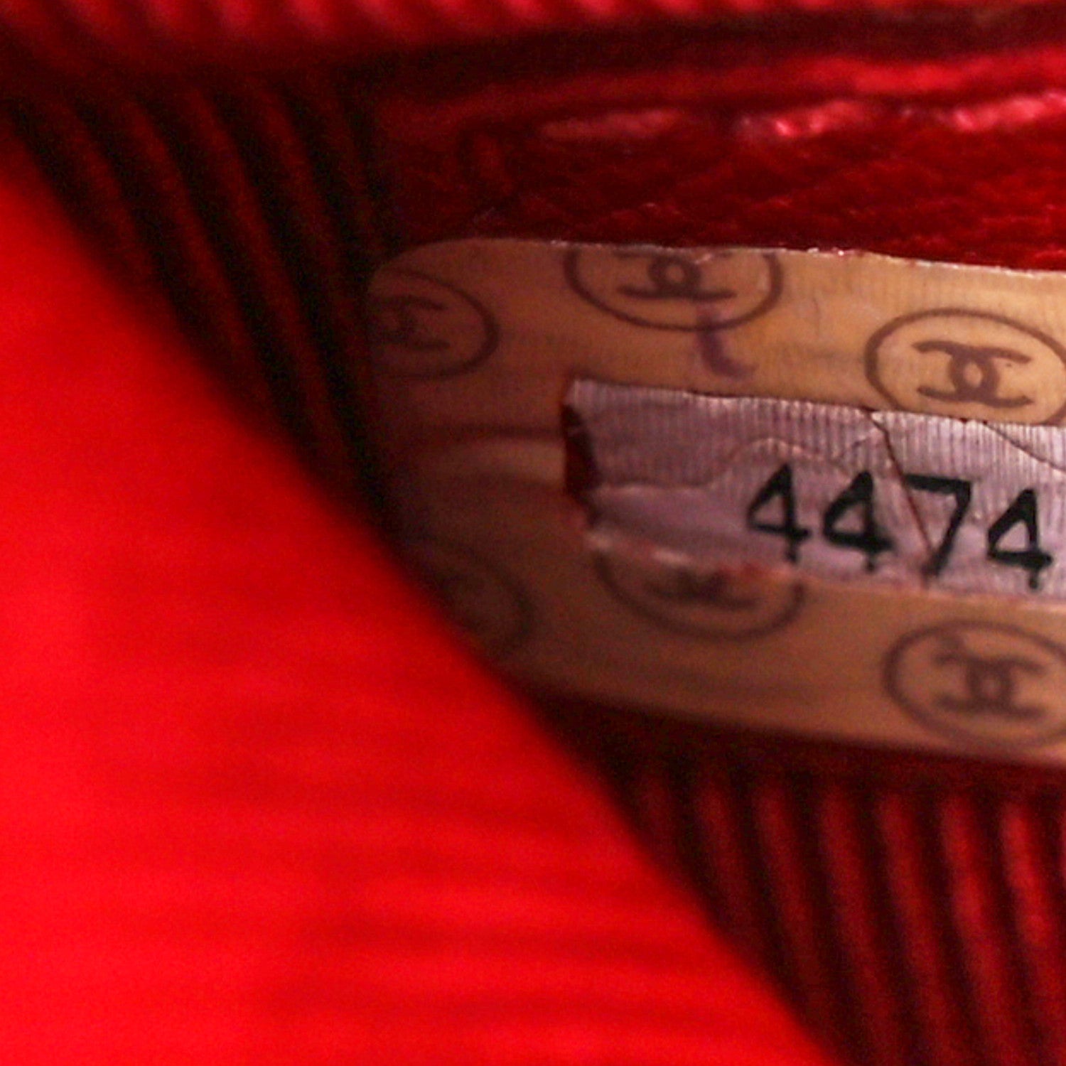 Chanel Lambskin CC Drawstring Bucket Bag Red 9 of 16