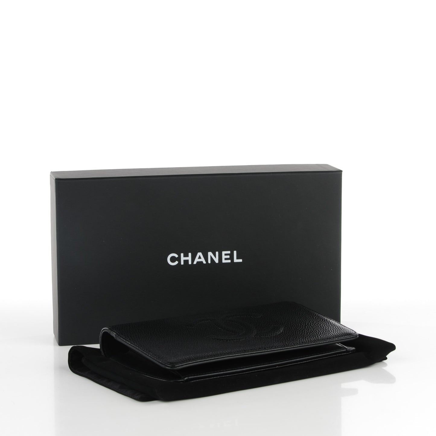 Caviar Timeless CC Yen Wallet Black