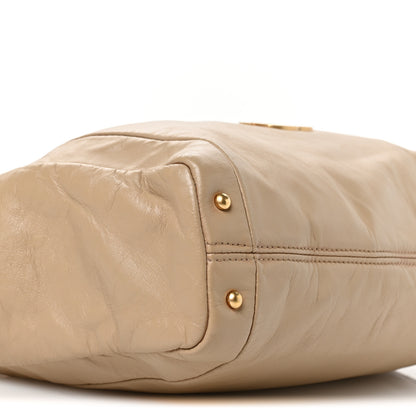 Chanel Lambskin Small Olsen Shoulder Bag Beige 9 of 12