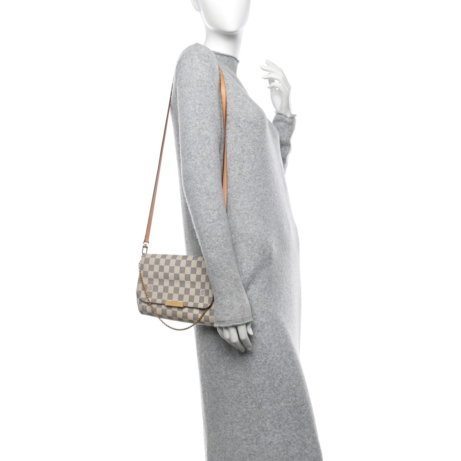 Louis Vuitton Damier Azur Favorite MM 2 of 11