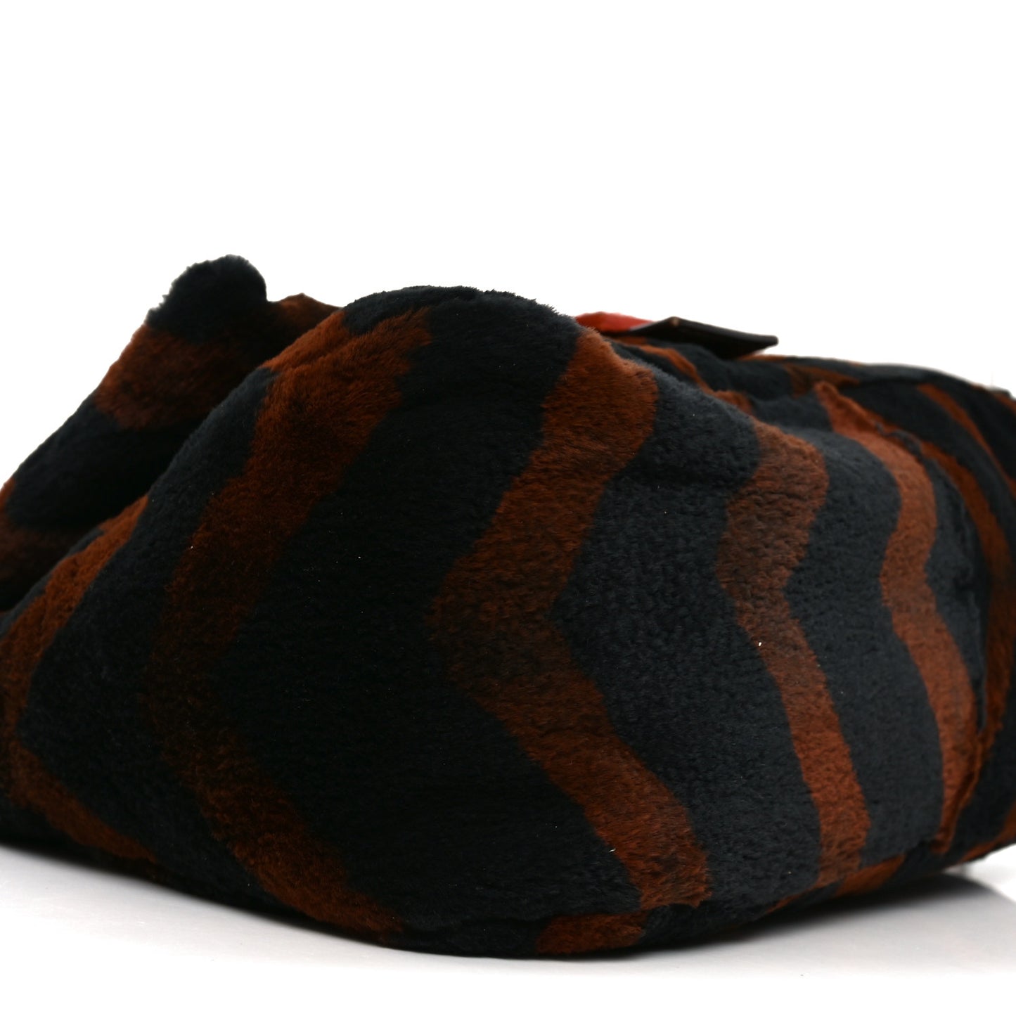 Mink Snakeskin Chevron Mama Baguette
