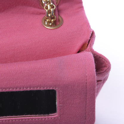 Chanel Jersey Coco's Croc 2.55 Reissue 224 Flap Pink 14 of 14