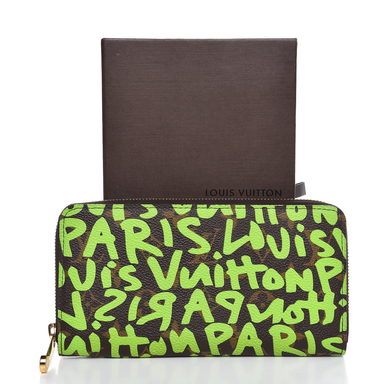 Louis Vuitton Monogram Graffiti Zippy Wallet Green 8 of 8