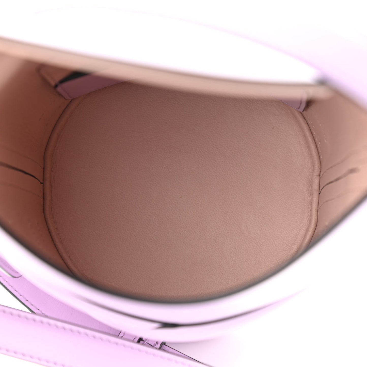 Calfskin The Curve Small Shoulder Bag Lilac