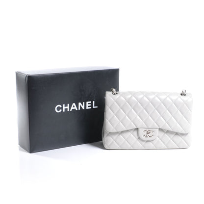 Chanel Caviar Jumbo Double Flap Grey 3 of 9