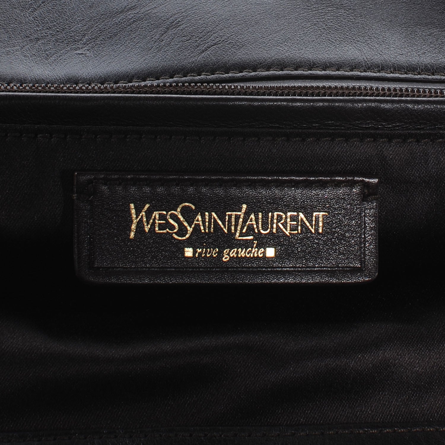 Saint Laurent Calfskin Tribute Tote Brown 6 of 7