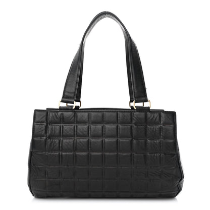Chanel Lambskin Quilted Chocolate Bar Shoulder Bag Black 1 of 16