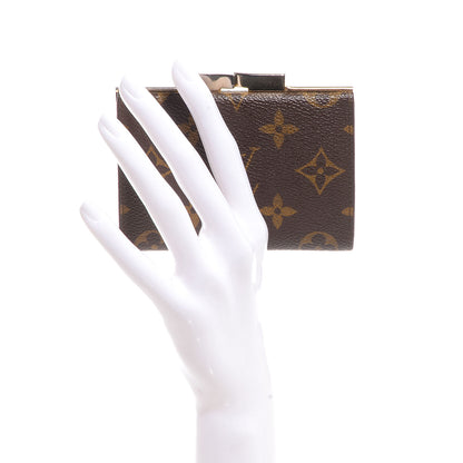 Louis Vuitton Monogram French Kiss Lock Coin Purse 2 of 7