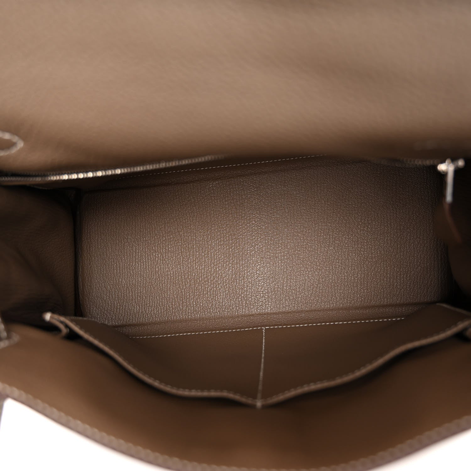 Hermes Togo Kelly Retourne 28 Etoupe 4 of 12