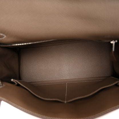 Hermes Togo Kelly Retourne 28 Etoupe 4 of 12