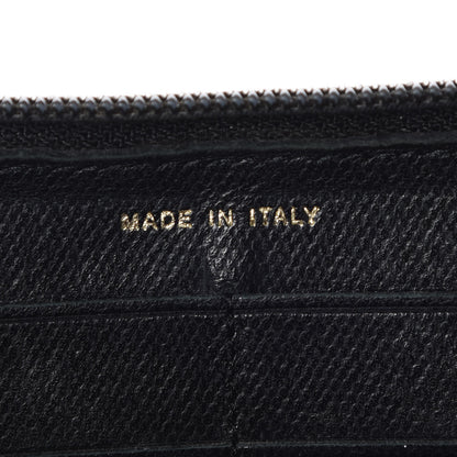 Chanel Grained Calfskin Large CC Zip Around Wallet Black 10 of 10