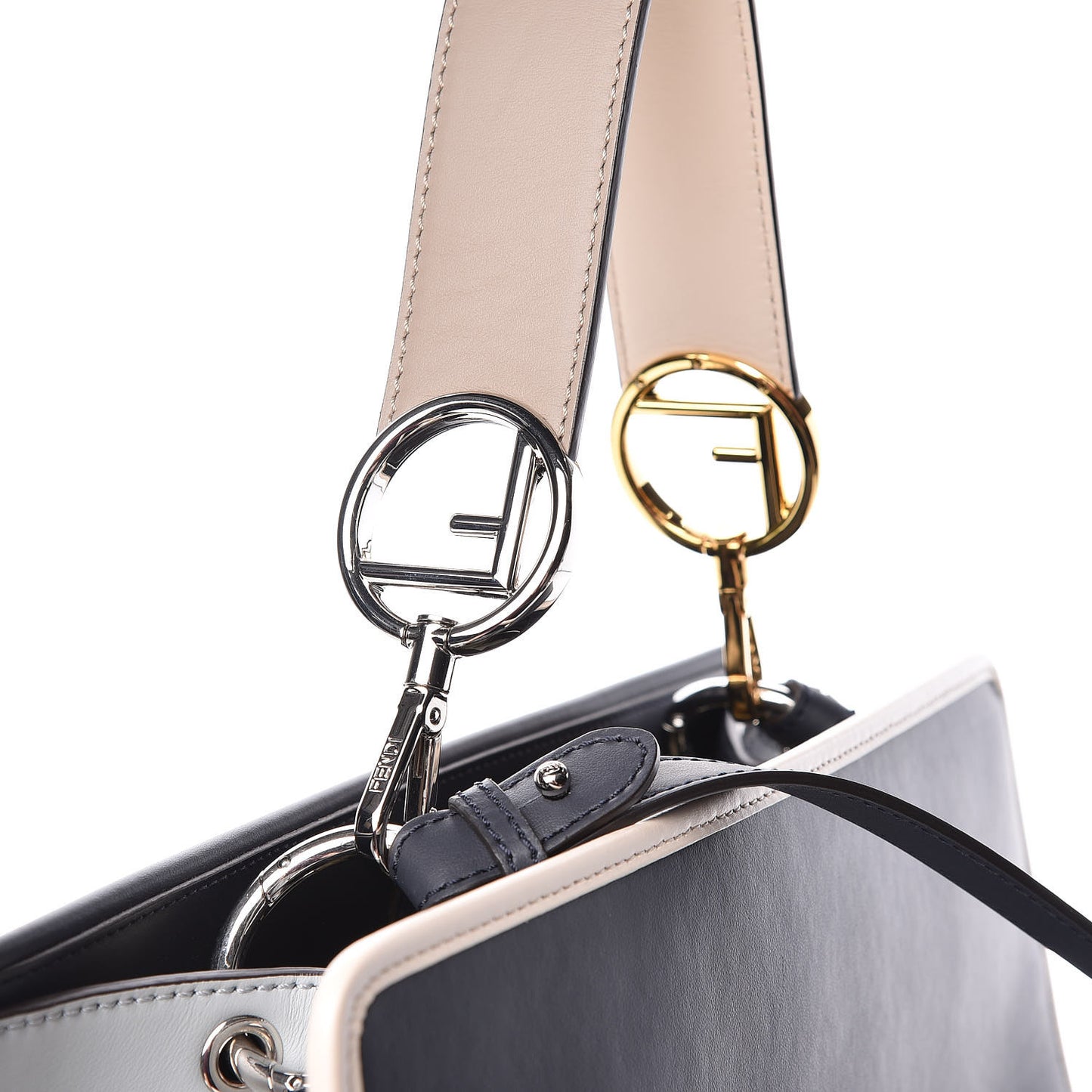 Vitello Century F is Fendi Regular Runaway Satchel Blue Notte Balena Multicolor