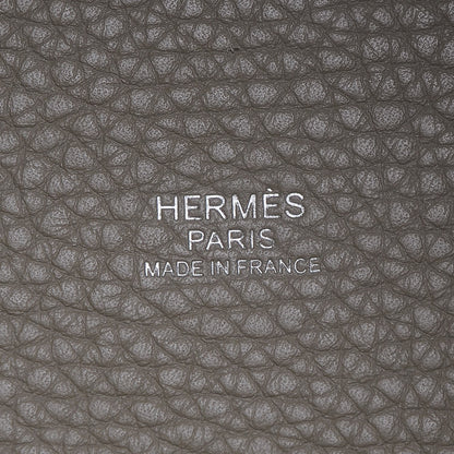 Hermes Taurillon Clemence Picotin Lock 18 PM Sauge 6 of 8