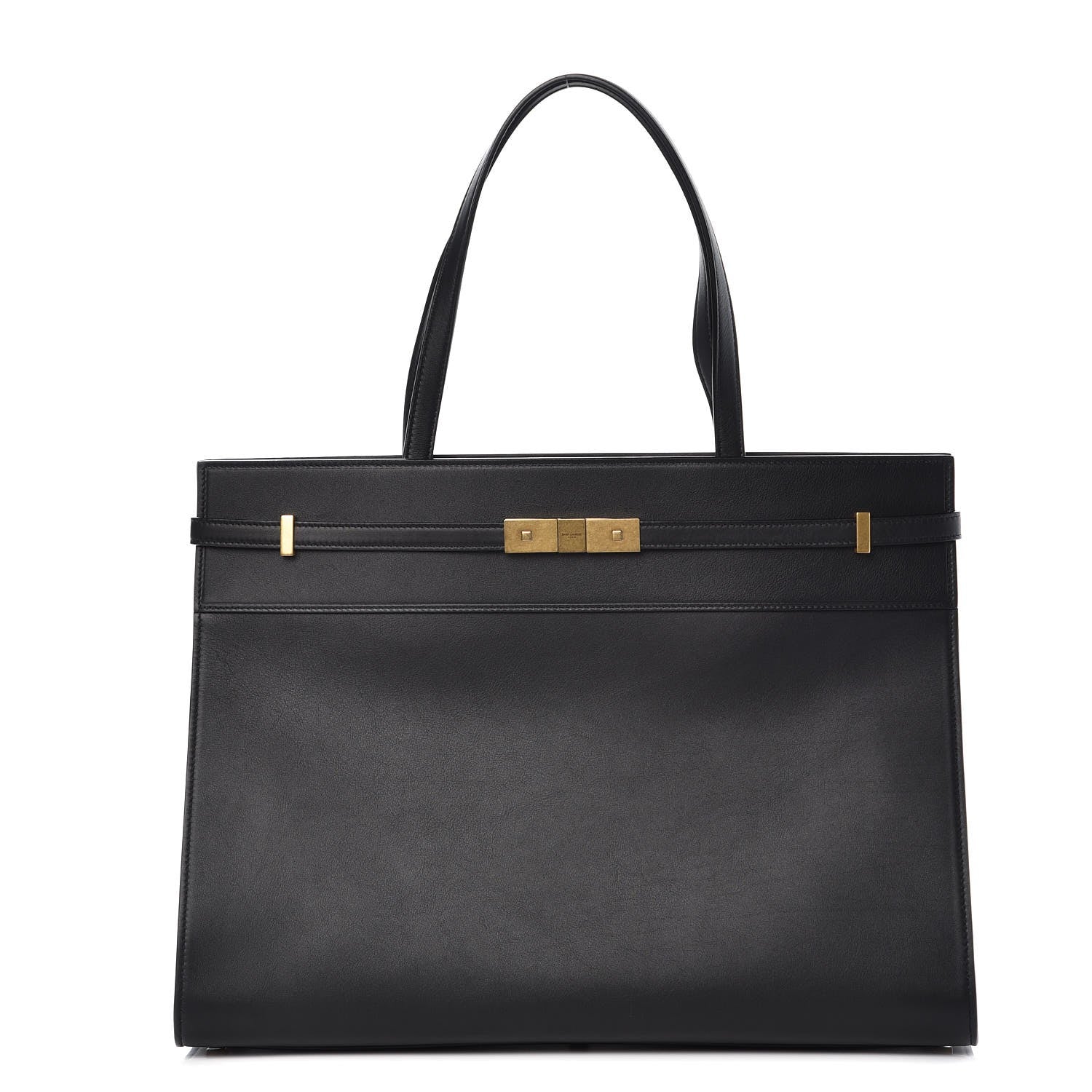Saint Laurent Calfskin Medium Manhattan Shopper Tote Black 1 of 6