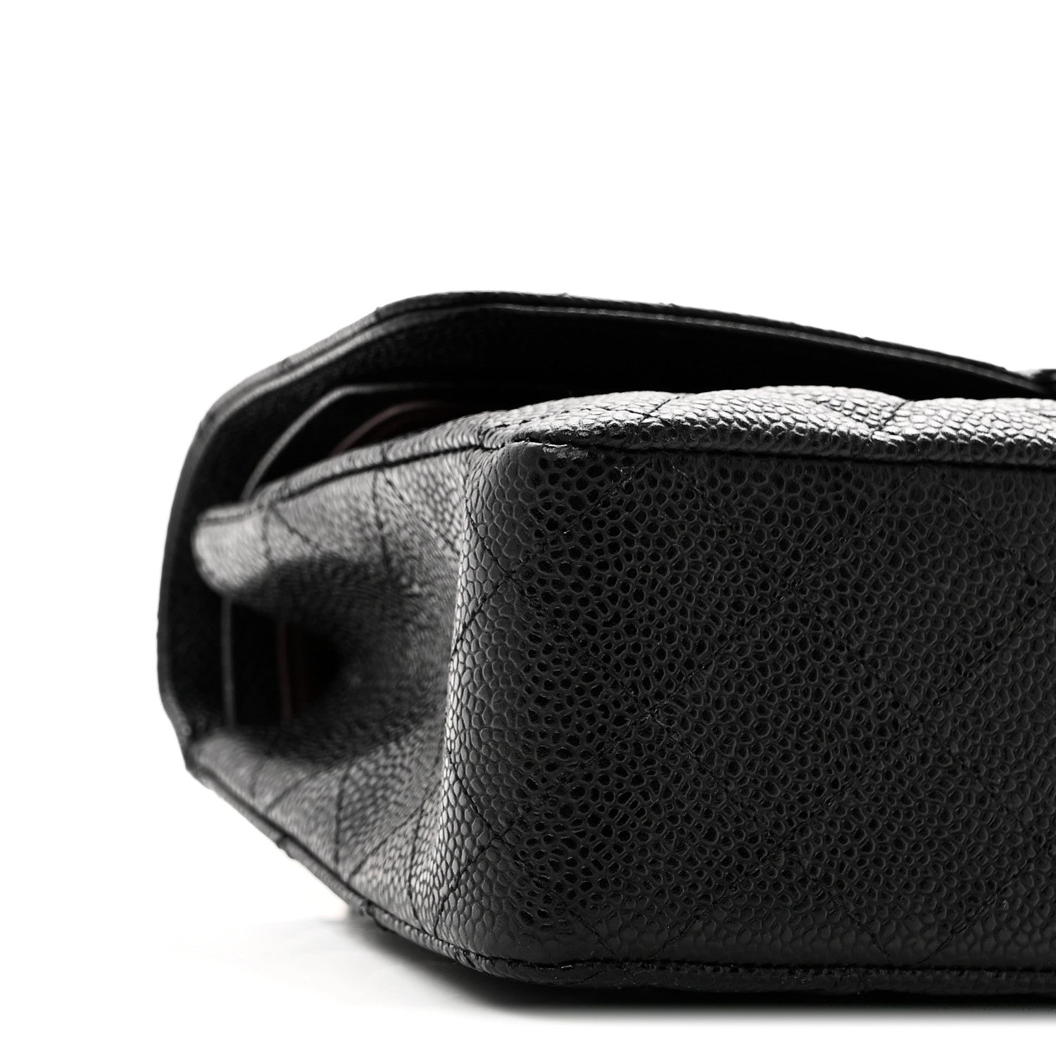 Chanel Caviar Quilted Medium Double Flap Black 9 of 10