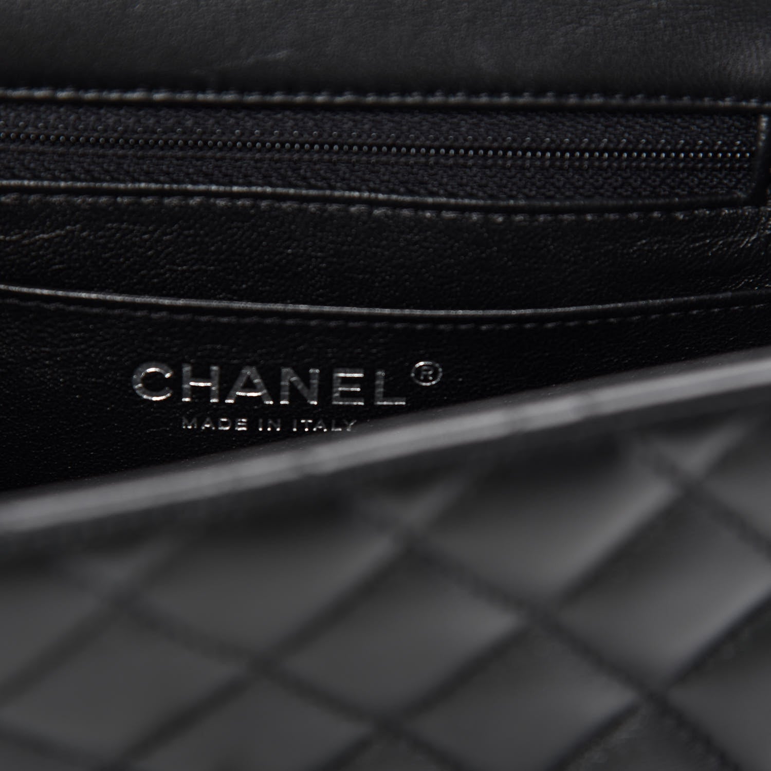 Chanel Lambskin Quilted Mini Square Flap Black 8 of 11