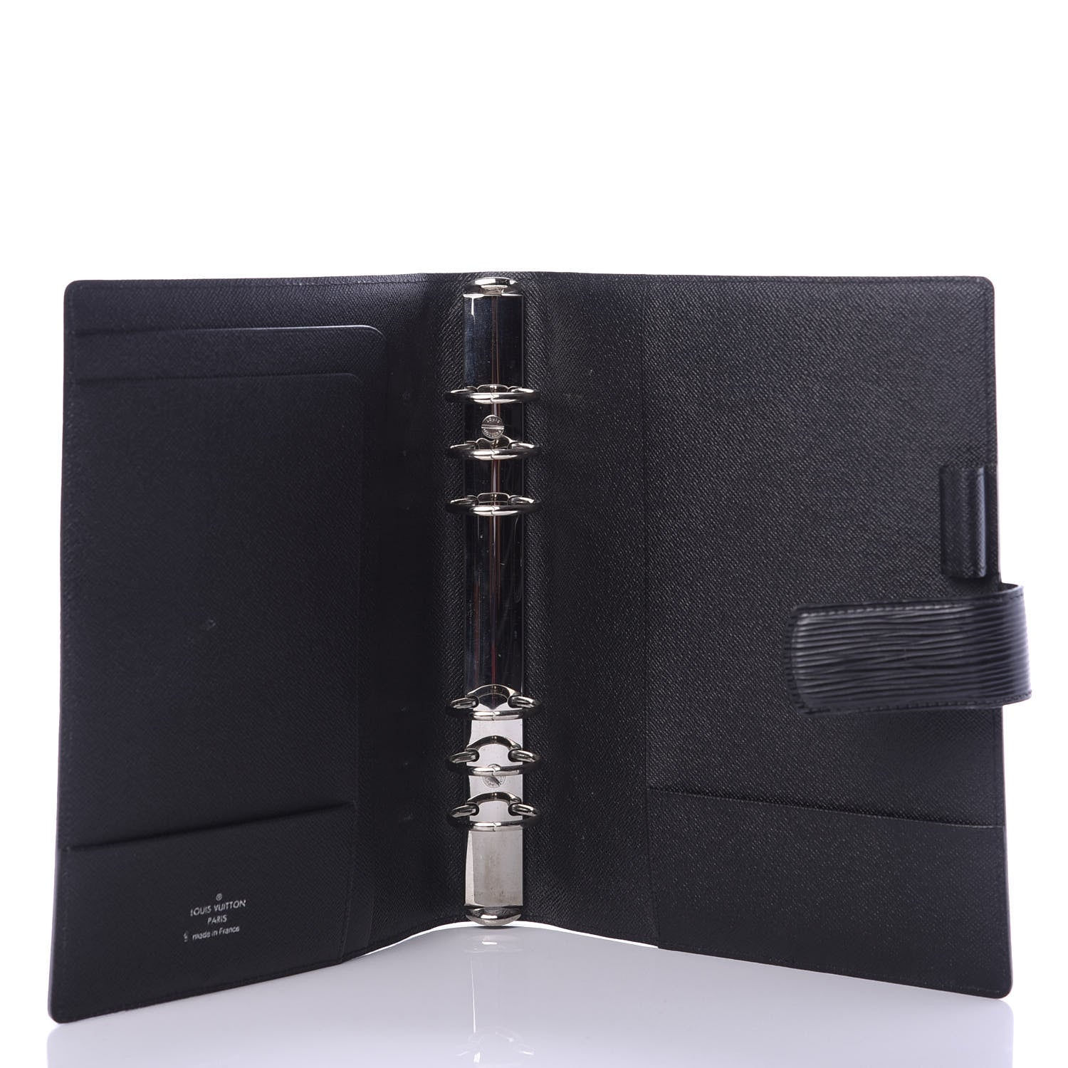 Louis Vuitton Epi Large Ring Agenda Black 5 of 7