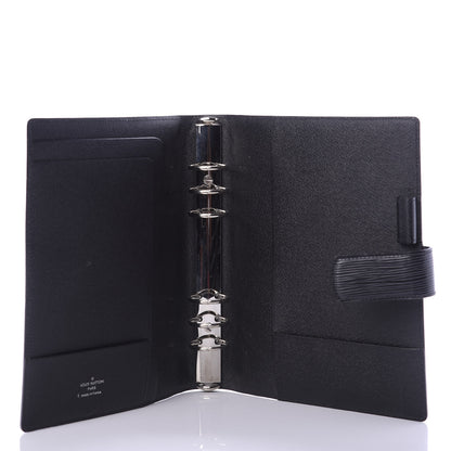 Louis Vuitton Epi Large Ring Agenda Black 5 of 7