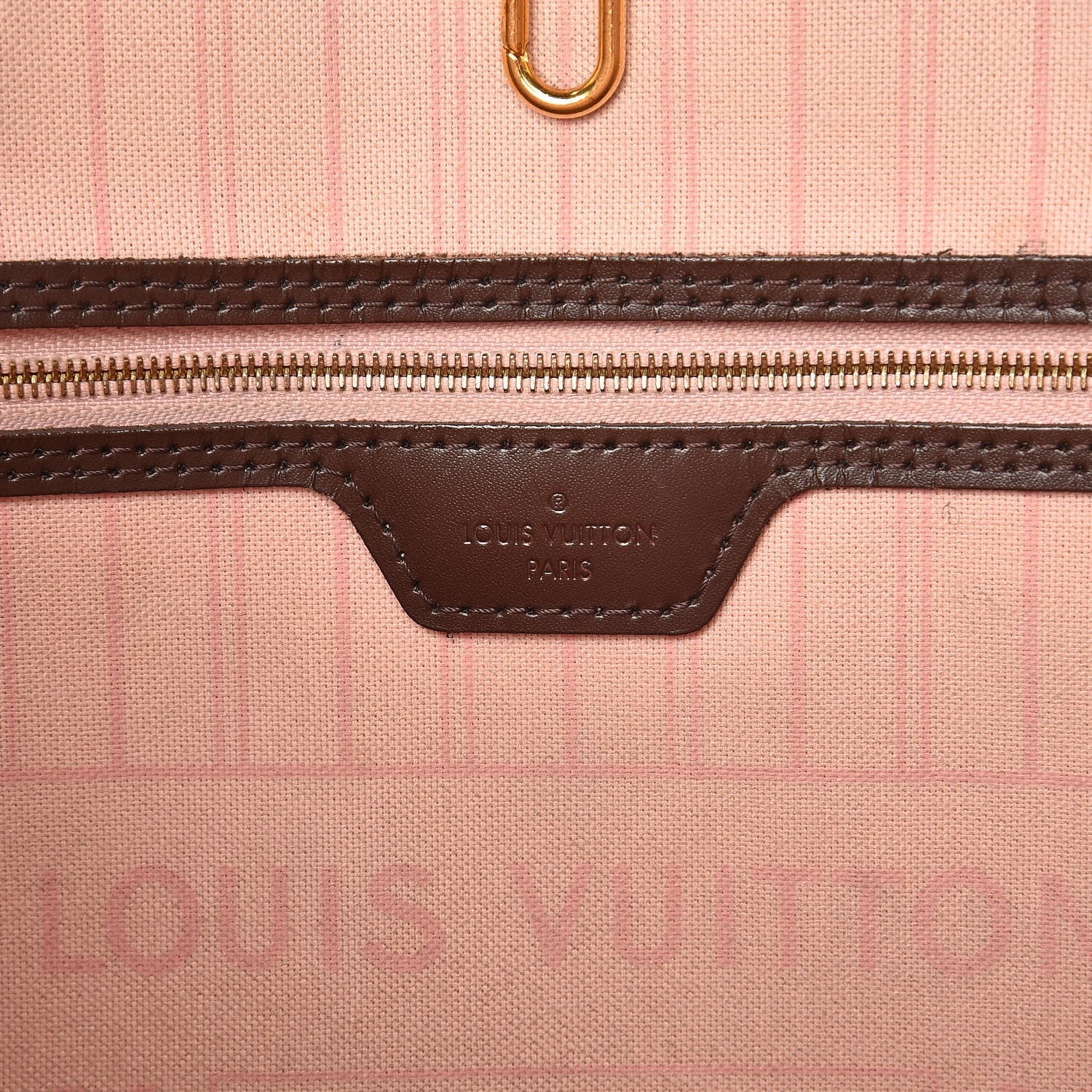 Louis Vuitton Damier Ebene Neo Neverfull MM Rose Ballerine 6 of 13