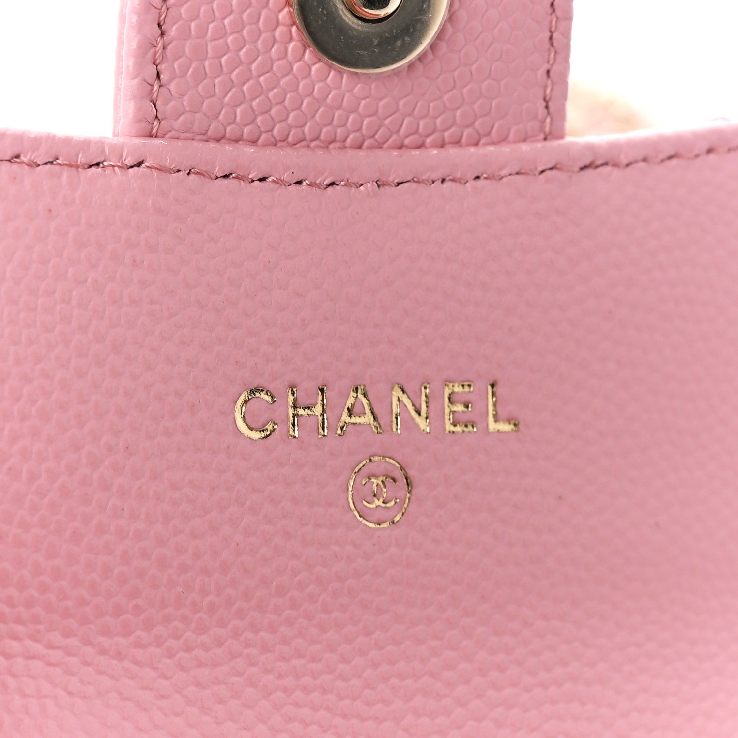 Chanel Caviar Quilted Mini Clutch With Chain Pink 6 of 12