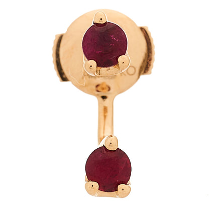 Anita Ko 18K Rose Gold Ruby Orbit Earring 3 of 5