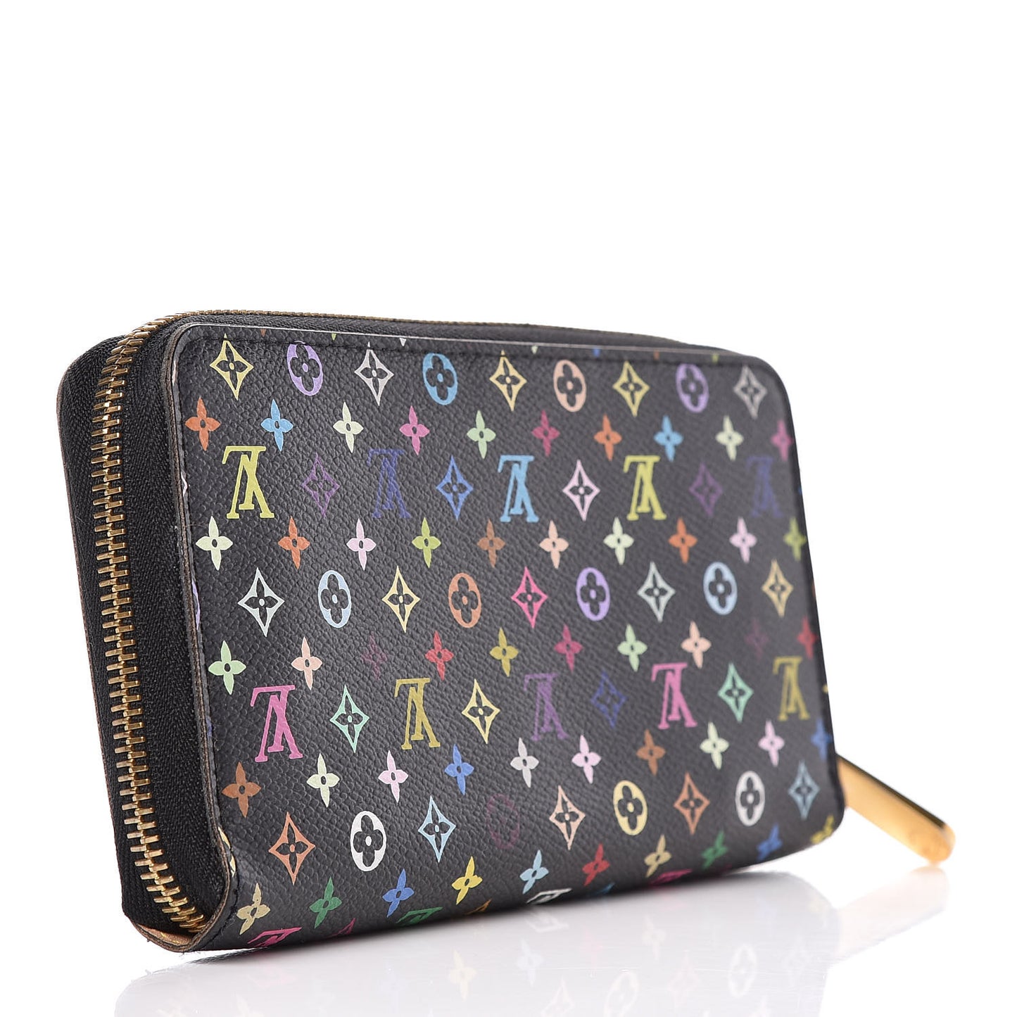 Monogram Multicolor Zippy Wallet Black