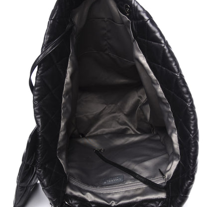 Chanel Lambskin Quilted Large Week End on Mars Tote Black 4 of 11