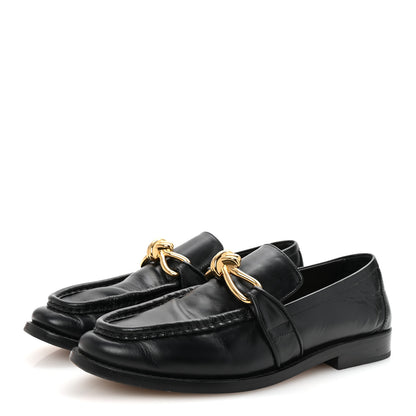 Bottega Veneta Calfskin Monsieur Loafers 40.5 Black 4 of 8