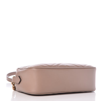 Gucci Calfskin Matelasse Small GG Marmont Chain Shoulder Bag Porcelain Rose 4 of 7