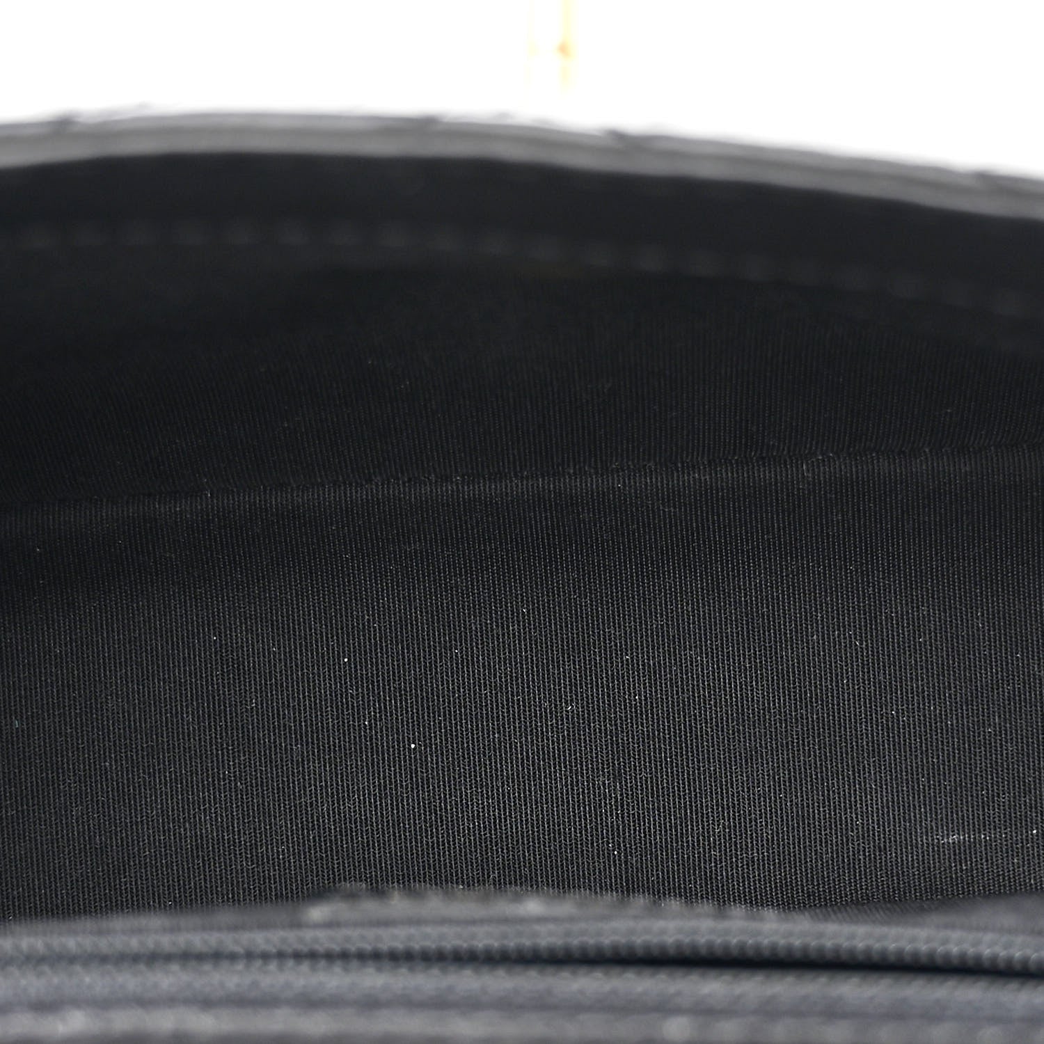 Chanel Calfskin Chevron Quilted Top Handle Flap Black 5 of 11
