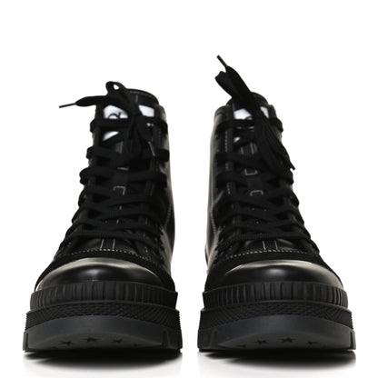 Jimmy Choo Nappa Crosta Suede Nord Combat Boots 40 Black 2 of 10