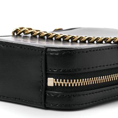 Marc Jacobs Smooth Calfskin The Mini Vanity Crossbody Bag Black 9 of 9