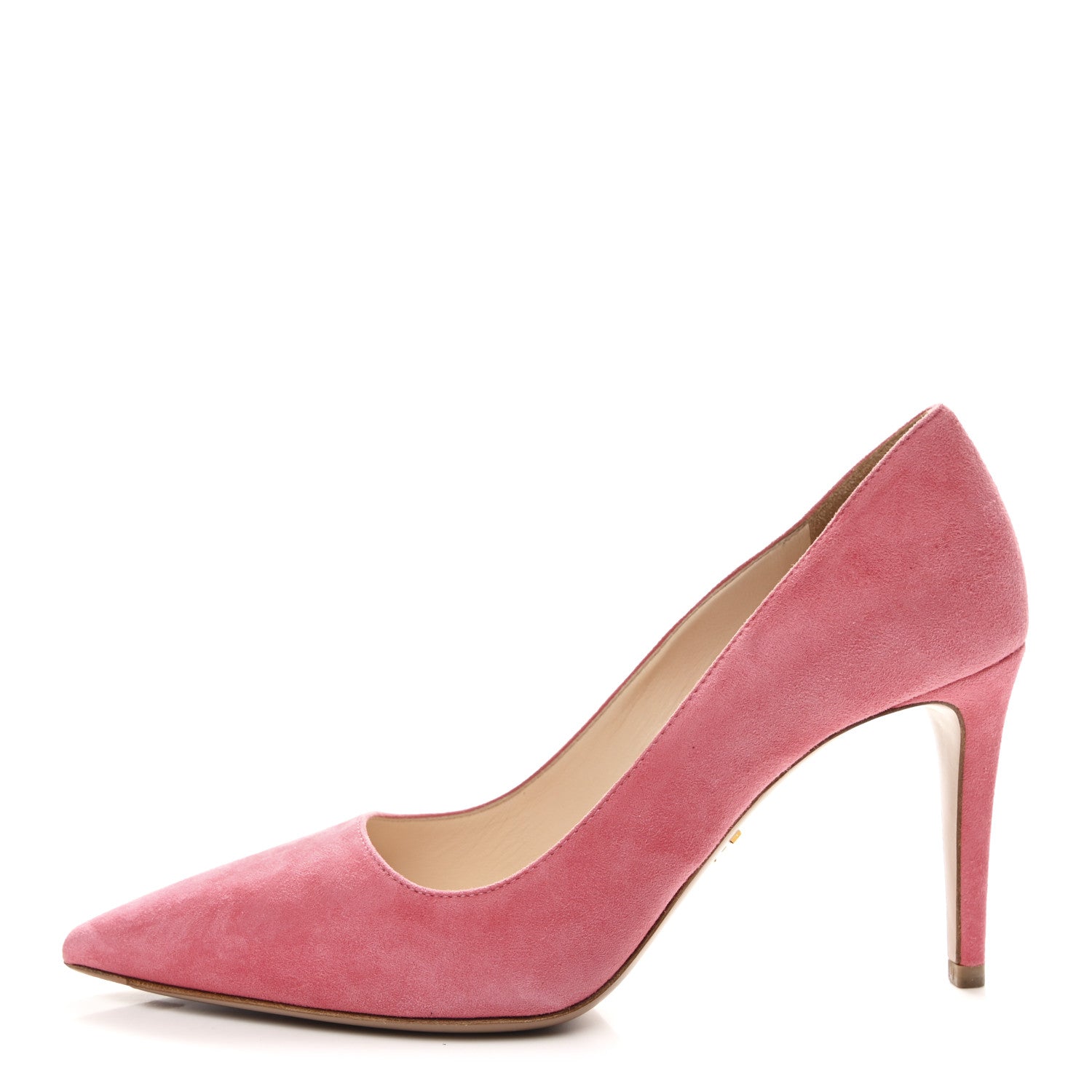 Prada Camoscio Basic 90mm Pumps 37 Geranio 1 of 10