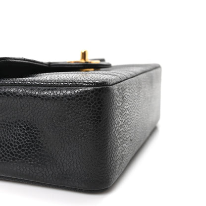 Chanel Caviar Vertical Quilted Small Single Flap Black 8 of 10