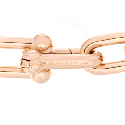 Tiffany 18K Rose Gold Extra Large HardWear Link Bracelet 4 of 5