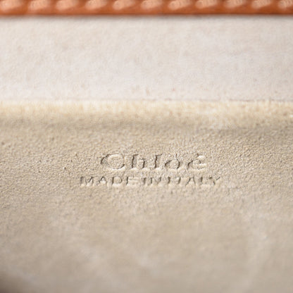 Chloe Calfskin Suede Small Nile Bracelet Bag Caramel 7 of 10